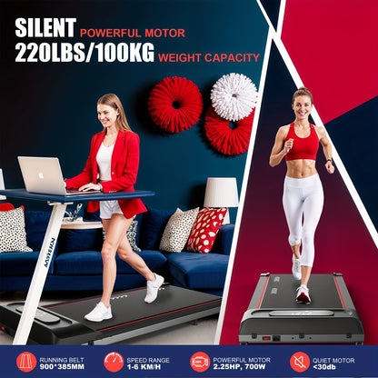Loopband – Wandelloper – Fitnessband – Thuisfitness – Walking Pad – Incline 4% – 2.25 PK Motor – Max 100kg Belastbaar