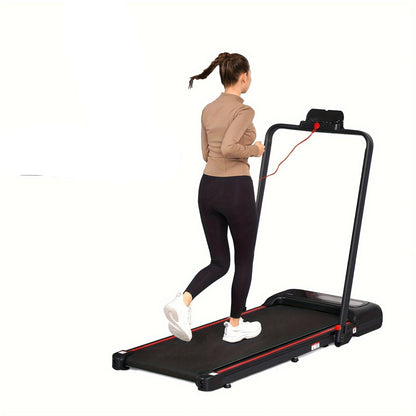 Elektrische Loopband – Treadmill – Hardloopband – Fitnessband – Wandelband – 2-in-1 Trainingsmodi – Opvouwbaar en Stil Met Verstelbare Hellingshoek