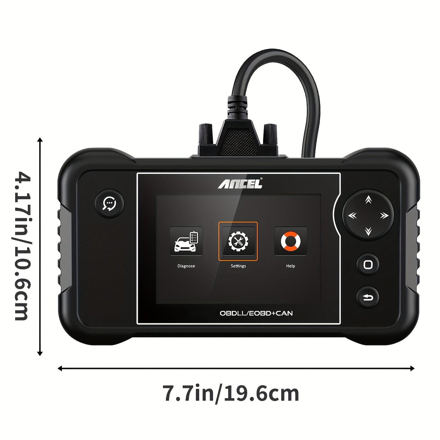 OBD2 Scanner – Auto Diagnosetool – Foutcode Lezer – Motor Scanner – ABS SRS Transmissie – 7 Resetfuncties – AutoVIN Automatische Detectie