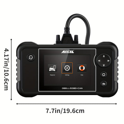 OBD2 Scanner – Auto Diagnosetool – Foutcode Lezer – Motor Scanner – ABS SRS Transmissie – 7 Resetfuncties – AutoVIN Automatische Detectie