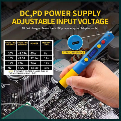 Soldeerbout – Soldering Iron – Soldeerpen – Elektrisch Soldeergereedschap – Elektronica Soldeerbout – 65W Vermogen – Instelbare LCD Temperatuur tot 500°C