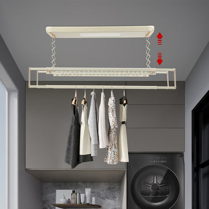 Telescopische Kledingdroger – Wasrek Wandmontage – Droogrek Badkamer – Uitschuifbaar Droogrek – Waslijn Rekje – Verstelbare Lengte – Stalen Constructie – Ruimtebesparend Design