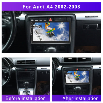 Car Stereo – Auto Radio – Multimedia Speler – Navigatiesysteem – Touchscreen Headunit – 9 Inch HD IPS Scherm – Android 13 Systeem – Draadloze CarPlay & Android Auto – 4GB RAM 64GB Opslag – Zonder Camera & Microfoon
