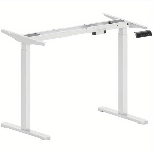 Verstelbaar Zit-Sta Bureau – Hoogteverstelbaar Bureau – Sta Bureau – Zitbureau – Elektrisch Bureau – Geheugenfunctie – Robuust Stalen Frame