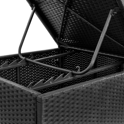 Loungestoelen – Loungers – Tuinstoelen – Tuinmeubels – Weerbestendig Rattan – Verstelbare Rugleuning – Comfortabele Kussens - Set van 2