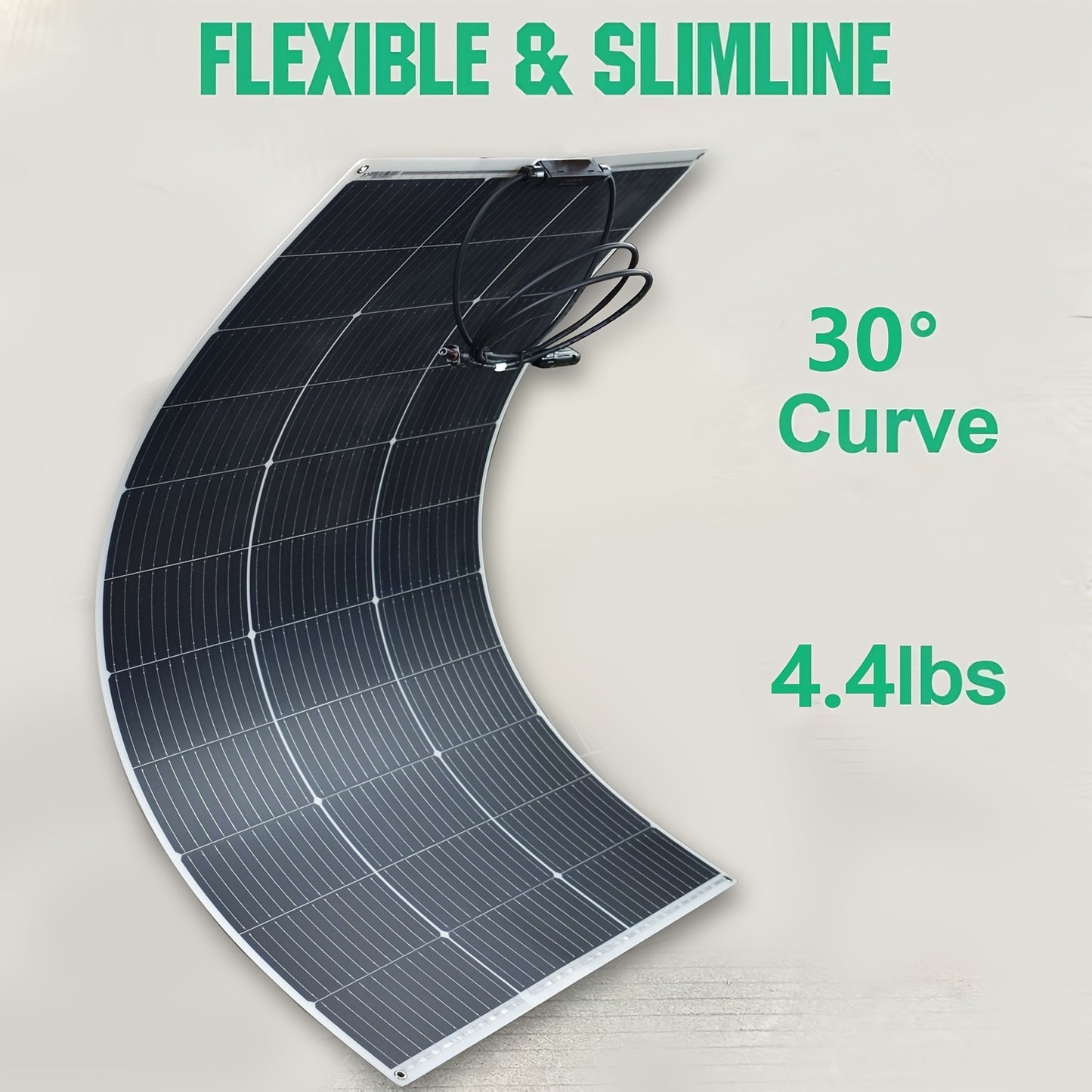 Zonnepaneel – Solar Panel – Zonnesysteem – Zonne-energiepaneel – Monokristallijn Paneel – 2x 125W 18V – Flexibel & Weerbestendig – Eenvoudige Installatie