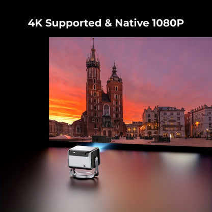 Beamer – Projector – Mini Beamer – Home Cinema – Smart Projector – Android TV 11.0 – 600 ANSI Lumen – Native 1080P Full HD