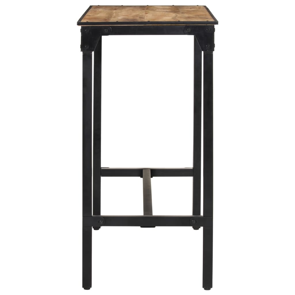 Barset – Barsets – Bar Set – Tuinbarset – Tuinbarsets – Massief Mango Hout – Industrieel Metaal Frame - Bruin