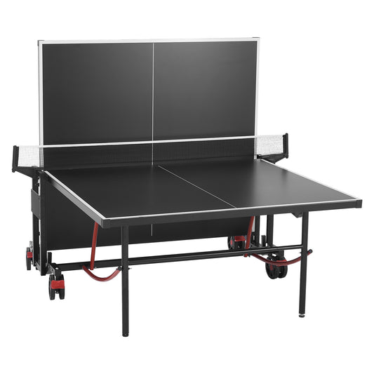 Tafeltennistafel – Pingpongtafel – Tafeltennis Set – Opvouwbare Tafel – 108×60×30 Inch – Weerbestendig Aluminium-Plastic Blad – Vergrendelbare Mobiele Wielen
