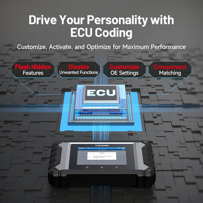 OBD2 Scanner – Auto Diagnose Tool – Foutcode Uitlezer – ECU Codering – Universeel Compatibel – 28+ Servicefuncties – Draadloos via Wi-Fi – USB Oplaadbaar