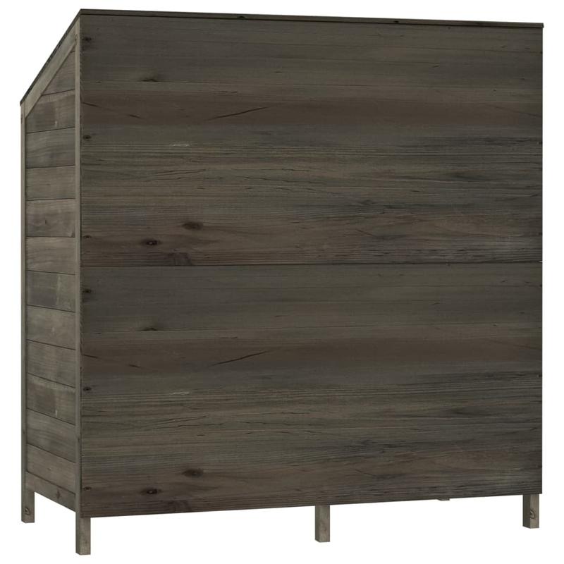 Tuinkast – Tuinhuisje – Tuinschuur – Gereedschapsschuur – Berging – Antraciet – Stevig Metaal – Compact 102x52x112 cm