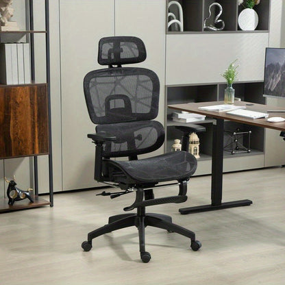 Ergonomische Bureaustoel – Bureaustoel – Werkstoel – Kantoorstoel – Bureau Stoel – Ademend Mesh – Verstelbare Zithoogte