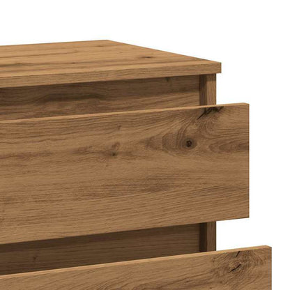 Sideboard 60X35X70 Cm Bewerkt Wood Artisanaal Oakkleur Removable Storage Practical