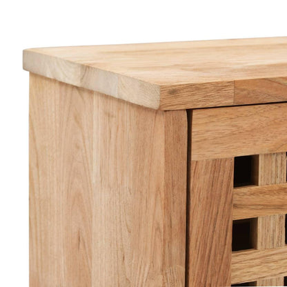 Schoenenbank – Schoenenkast – Schoenenrek – Opbergbank – Halmeubel – Massief Walnotenhout – Compact 94x20x38 cm – Flip-Top Met Opbergruimte