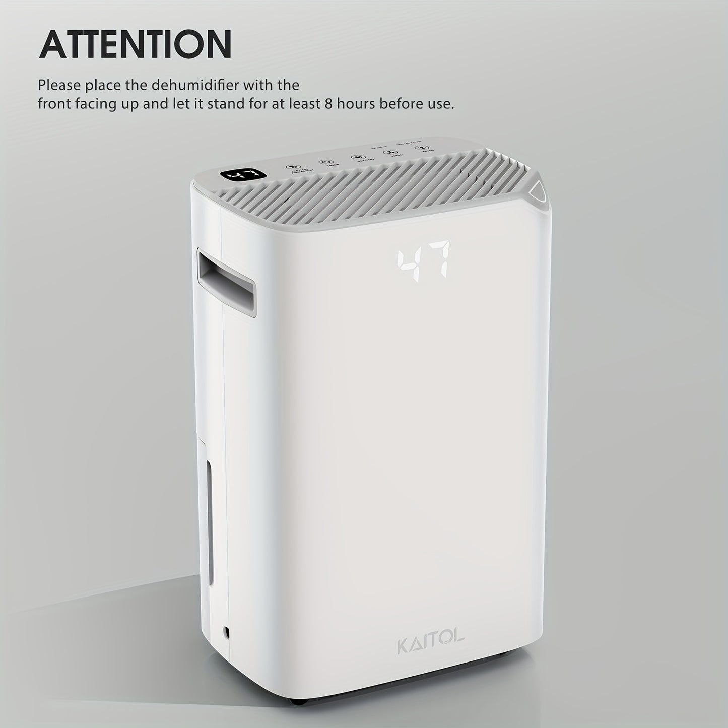 Luchtontvochtiger – Ontvochtiger – Vochtvreter – Dehumidifier – Wasdroogfunctie – 25L per Dag – Digitale Vochtigheidsmeter