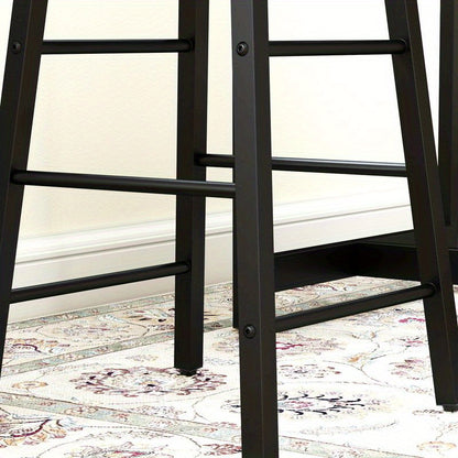 3-in-1 Bar Set with Storage Shelf & Footrest for Small Spaces, Bar Sets For Home, Bar Stool Chairs, Bar Stools, Bar Decor, Bar Furniture, Barstool Chairs, Barstools, Indoor Bar, Tables For Small Spaces, Bar Shelves, Bistro Se