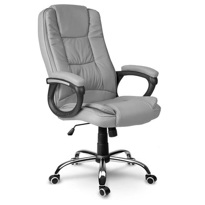 Bureaustoel – Bureaustoel Ergonomisch – Werkstoel – Computerstoel – Bureaustoel Verstelbaar – Extra Zachte Dubbele Vulling – Hoog Hoofdsteun