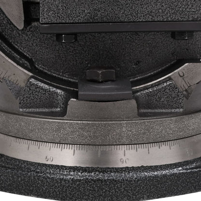 Bankklem – Bankschroef – Werkbankklem – Draaibare Klem – Kantelbare Klem – 100 mm Bekbreedte – Massief Gietijzer – Draaibaar en Kantelbaar tot 90°