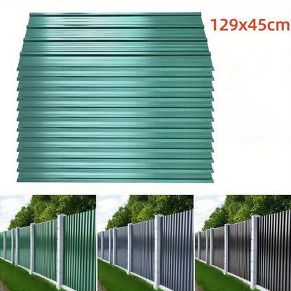 Gegalvaniseerde Dakplaten – Metalen Dakbedekking – Golfplaten – Dakpanelen – Dakplaten Schutting – Donkergroen – 24 Stuks 129x45 cm – Roestvrij Staal 0,25 mm Dik