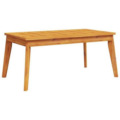 Tuin-Eettafel – Buitentafel – Terrastafel – Balkonset – Loungtafel – Massief Acaciahout – Compact 100x55x45 cm – Weerbestendig