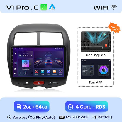 Multimedia Auto-ontvanger – Autoradio – 2 Din Speler – Navigatiesysteem – Car Media – WiFi Variant – 10 Inch IPS-scherm – DSP Geluidsoptimalisatie