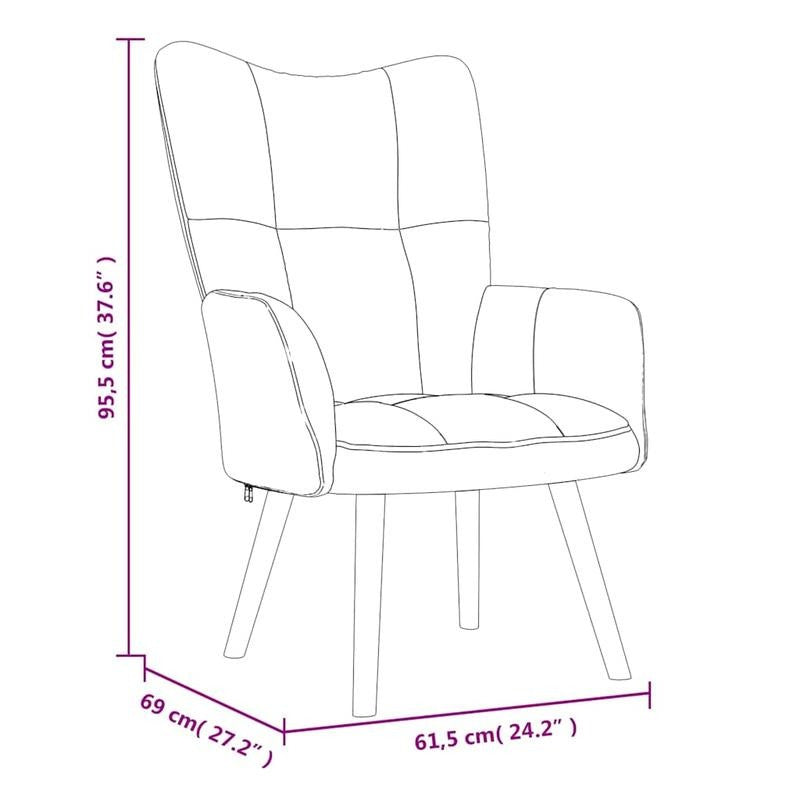 Fauteuil – Relaxstoel – Leunstoel – Zetel – Draaifauteuil – Lichtgrijs Velvet – Verstelbare Rugleuning – Afneembare Bekleding