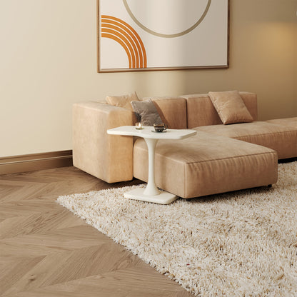 Salontafel – Bijzettafel – Koffietafel – Nachttafel – Sidetable – Melkwit – Compact Formaat – Duurzaam Hout