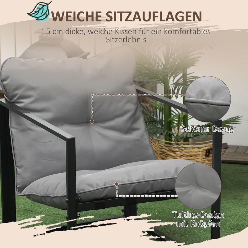 Fauteuil – Loungefauteuil – Relaxstoel – Zitstoel – Leunstoel – Hoogwaardig Houten Frame – Comfortabele Zitting Met Schuim