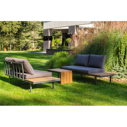 Tuinmeubelset – Loungeset – Hoekbank – Buitenmeubelen – Balkonset – Aluminium Frame – Lichtgewicht & Weerbestendig