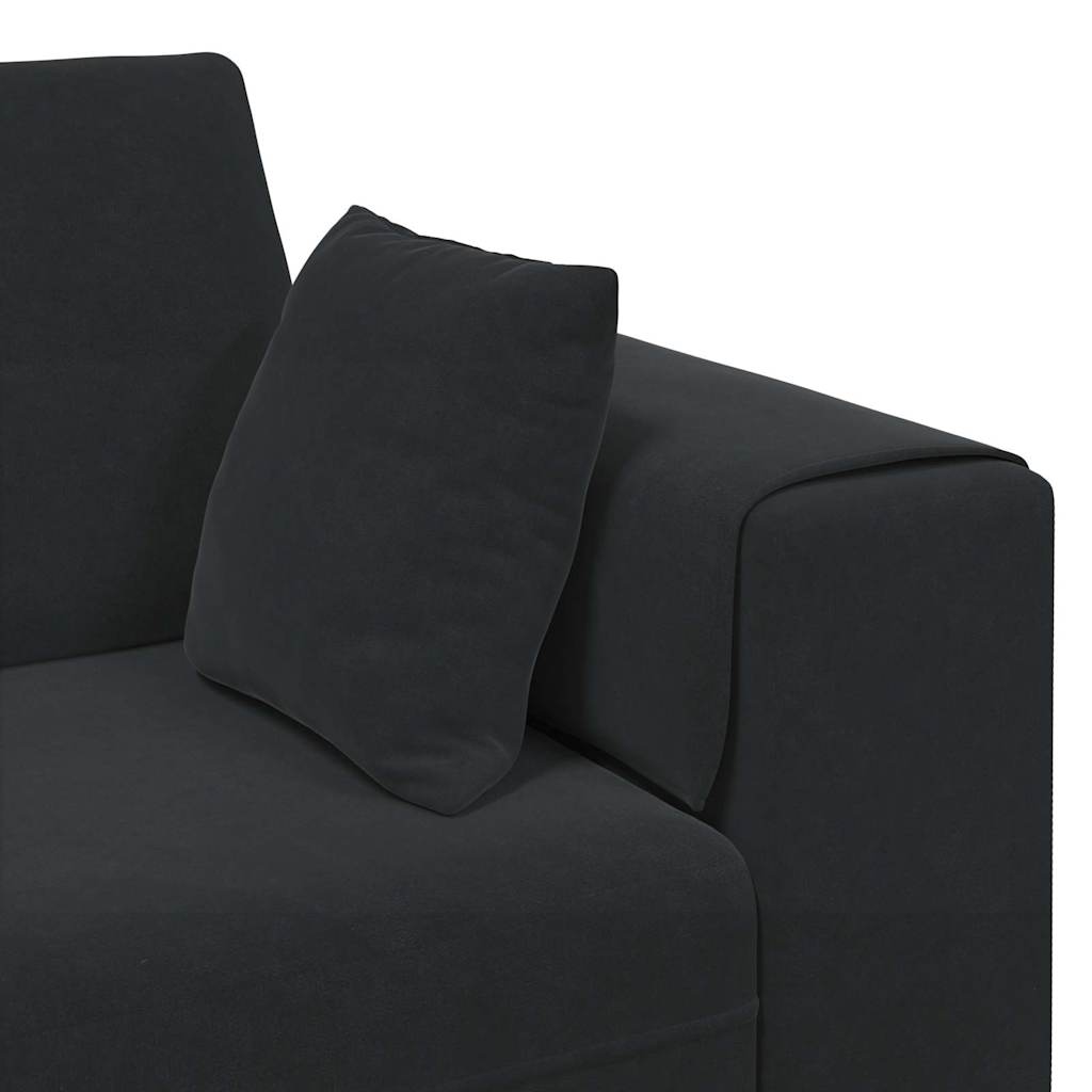 Velvet Bank – Fluwelen Sofa – Zitbank – Loungebank – Slaapbank – Zacht Fluweel – Stevig Houten Frame – Turquoise Zonder Ottoman