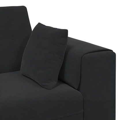 Velvet Bank – Fluwelen Sofa – Zitbank – Loungebank – Slaapbank – Zacht Fluweel – Stevig Houten Frame – Turquoise Zonder Ottoman