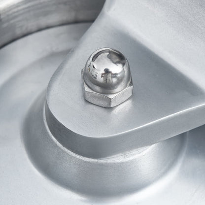 Hamburgerpers – Burgermaker – Hamburgermaker – Burgerpersmachine – Hamburgervormer – 130 mm Diameter – Aluminium Behuizing – RVS Voedselveilige Delen