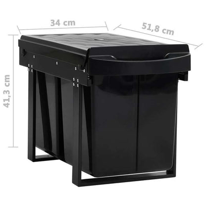 Prullenbak – Afvalbak – Vuilnisbak – Afvalemmer – Pedaalemmer – 48 Liter – Uitneembare Binnenmand – Soft Closing Mechanisme