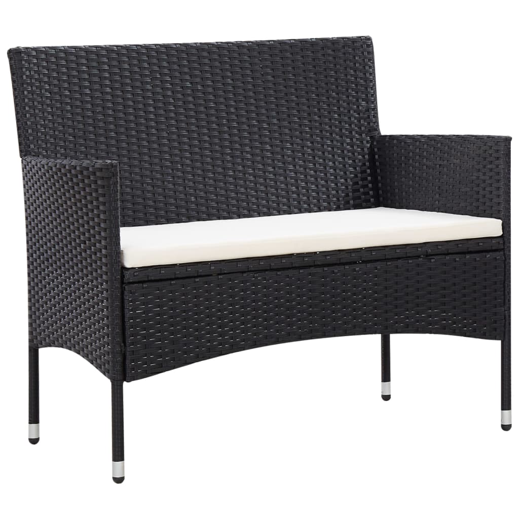 Loungeset – Tuinmeubelset – Zitgroep – Balkonset – Loungemeubel – Polyrotan – 5-Delig – Inclusief Comfortabele Kussens
