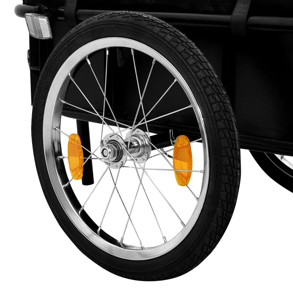 Fietskar – Fietstrailer – Bagagekar – Transportkar – Handwagen – Draagvermogen 50 kg – Stevig Metalen Frame