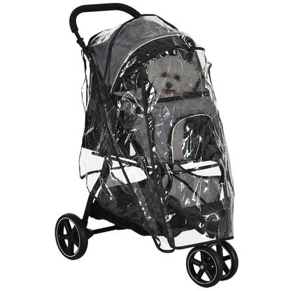 Hondenhok – Hondenhuis – Hondkennel – Hondenhuisje – Hondenschuur – Massief Hout – Weerbestendig Dak – Opklapbaar Dak – Uitneembare Vloer – 109x79x72 cm – Grijs Wit Zwart