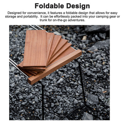 Campingtafel – Inklapbare Tafel – Outdoor Tafel – Picknicktafel – Vouwtafel – Modulair Ontwerp – Houten Tafelblad