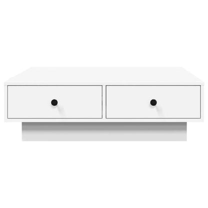 Coffee Table 90X90X28 Cm Chipboard White