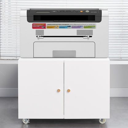 Mobiele Printerstandaard – Printertafel – Werkplek Organizer – Roltafel – Opbergkast – Stevige Aluminium Constructie – Ruimtebesparend Compact Design