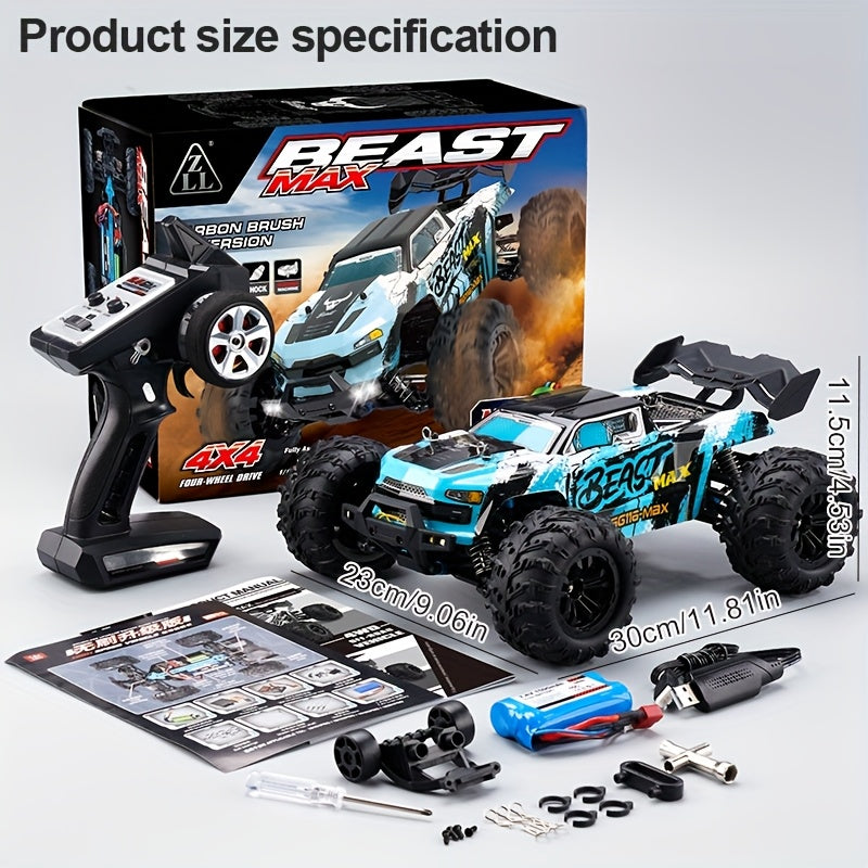 RC Auto – Radiografische Auto – Bestuurbare Auto – Afstandsbediening Auto – Stuntauto – Met Extra Accu – 4WD Met Metalen Onderdelen