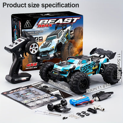 RC Auto – Radiografische Auto – Bestuurbare Auto – Afstandsbediening Auto – Stuntauto – Met Extra Accu – 4WD Met Metalen Onderdelen