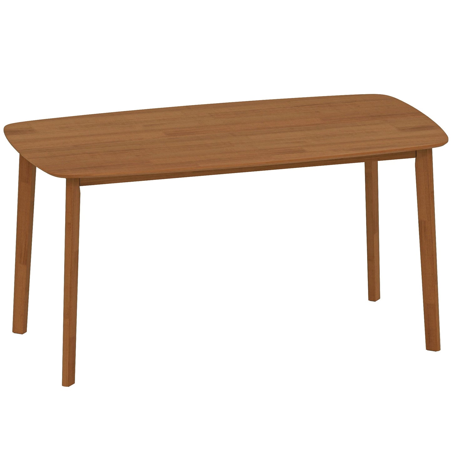 Rustieke Eettafel – Houten Tafel – Keukentafel – Eetkamertafel – Tafel 150x80 cm – Stevig Dennenhout – Gelakt Oppervlak