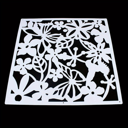 Kamerscherm – Roomdivider – Scheidingswand – Paravent – Paneelscherm – 12 Panelen – Wit – 40x40 cm – Lichtgewicht Polypropyleen Met IJzeren Ringen
