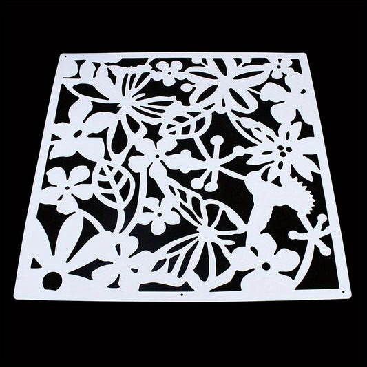 Kamerscherm – Roomdivider – Scheidingswand – Paravent – Paneelscherm – 12 Panelen – Wit – 40x40 cm – Lichtgewicht Polypropyleen Met IJzeren Ringen