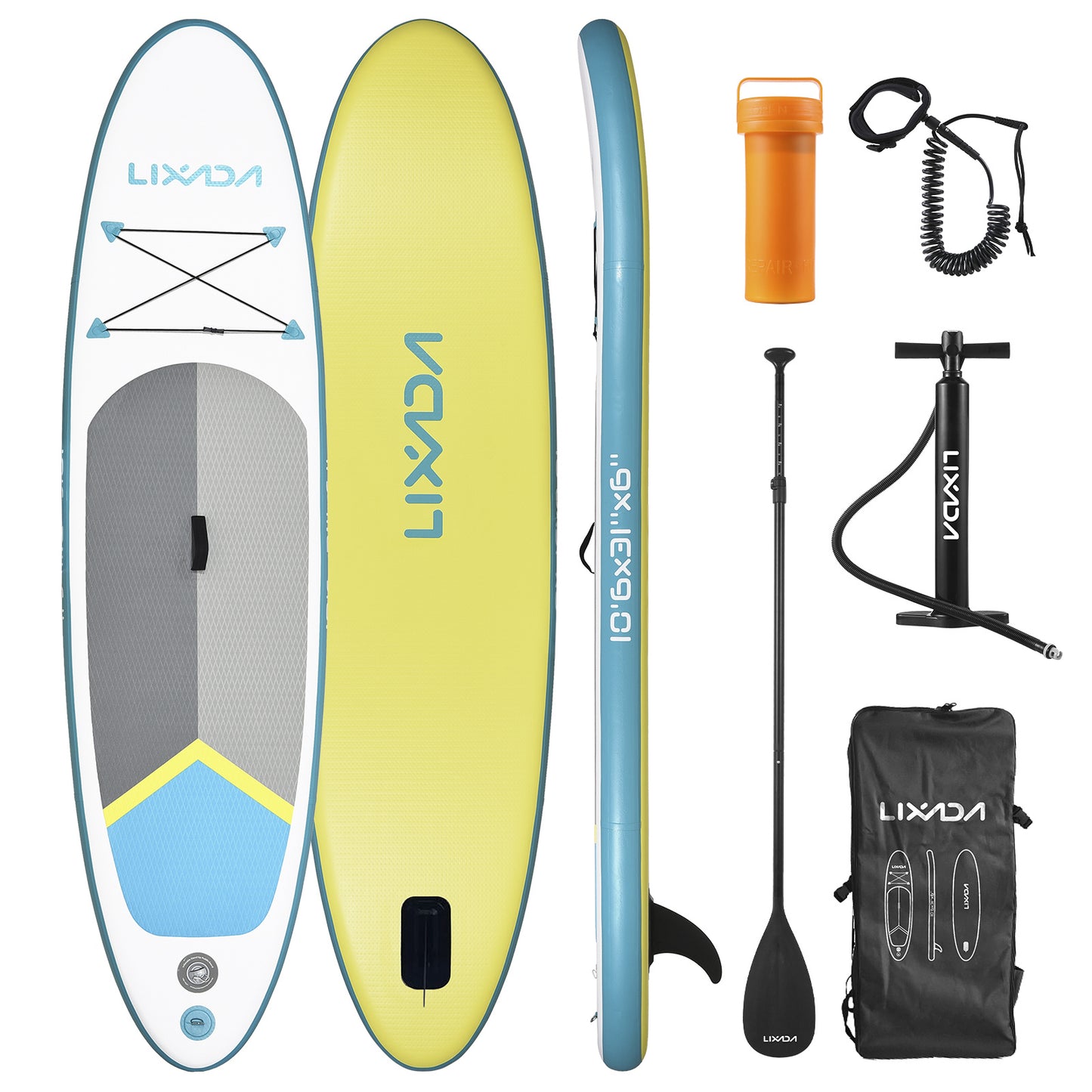 Paddleboard – SUP Board – Opblaasbaar Board – Stand Up Paddle – Waterboard – Complete Set – 320x81x15 cm – Draagkracht 150 kg