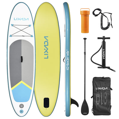 Paddleboard – SUP Board – Opblaasbaar Board – Stand Up Paddle – Waterboard – Complete Set – 320x81x15 cm – Draagkracht 150 kg