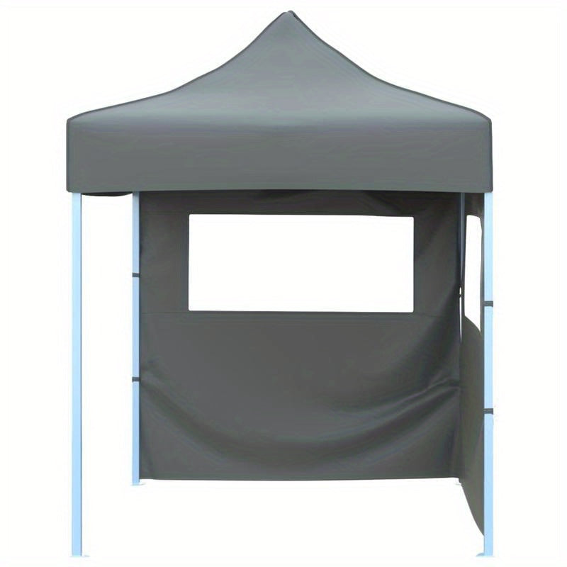 Professional Party Tent Foldable with 2 Side Walls 2x2m Steel Anthracite