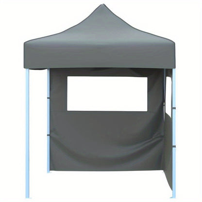 Professional Party Tent Foldable with 2 Side Walls 2x2m Steel Anthracite
