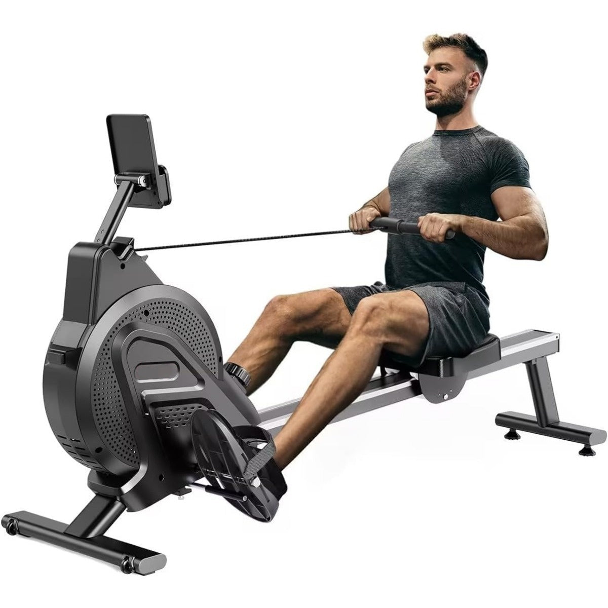 Magnetische Weerstandstrainer – Weerstandsfiets – Fitnessapparaat – Krachttrainer – Revalidatietrainer – Aluminiumlegering – Batterijvrij – Compact & Lichtgewicht