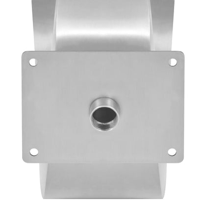 Zwembadfontein – Tuinfontein – Vijverfontein – Waterelement – Waterornament – Roestvrij Staal – Corrosiebestendig – Constante Waterstroom 50x30x53 cm – Chlorine Bestendig